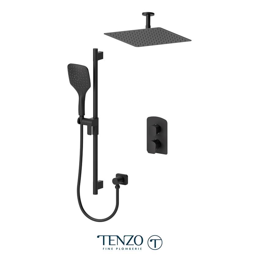 Tenzo Delano T-Box kit 2 functions thermo matte black finish