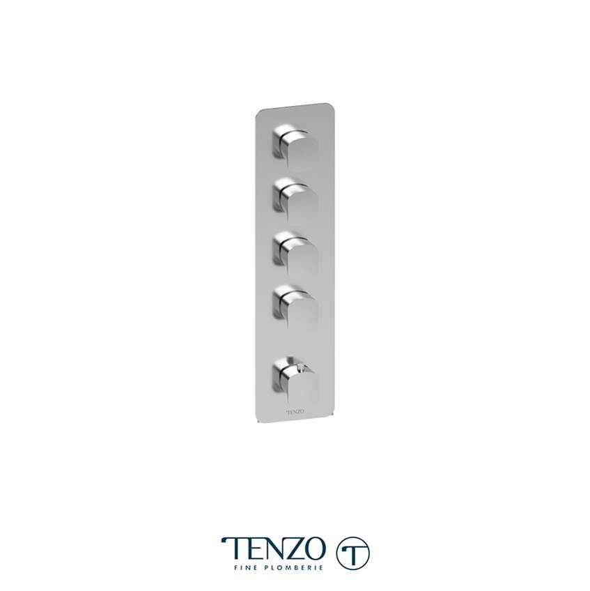 Tenzo Extenza valve Delano thermo. 4 functions chrome