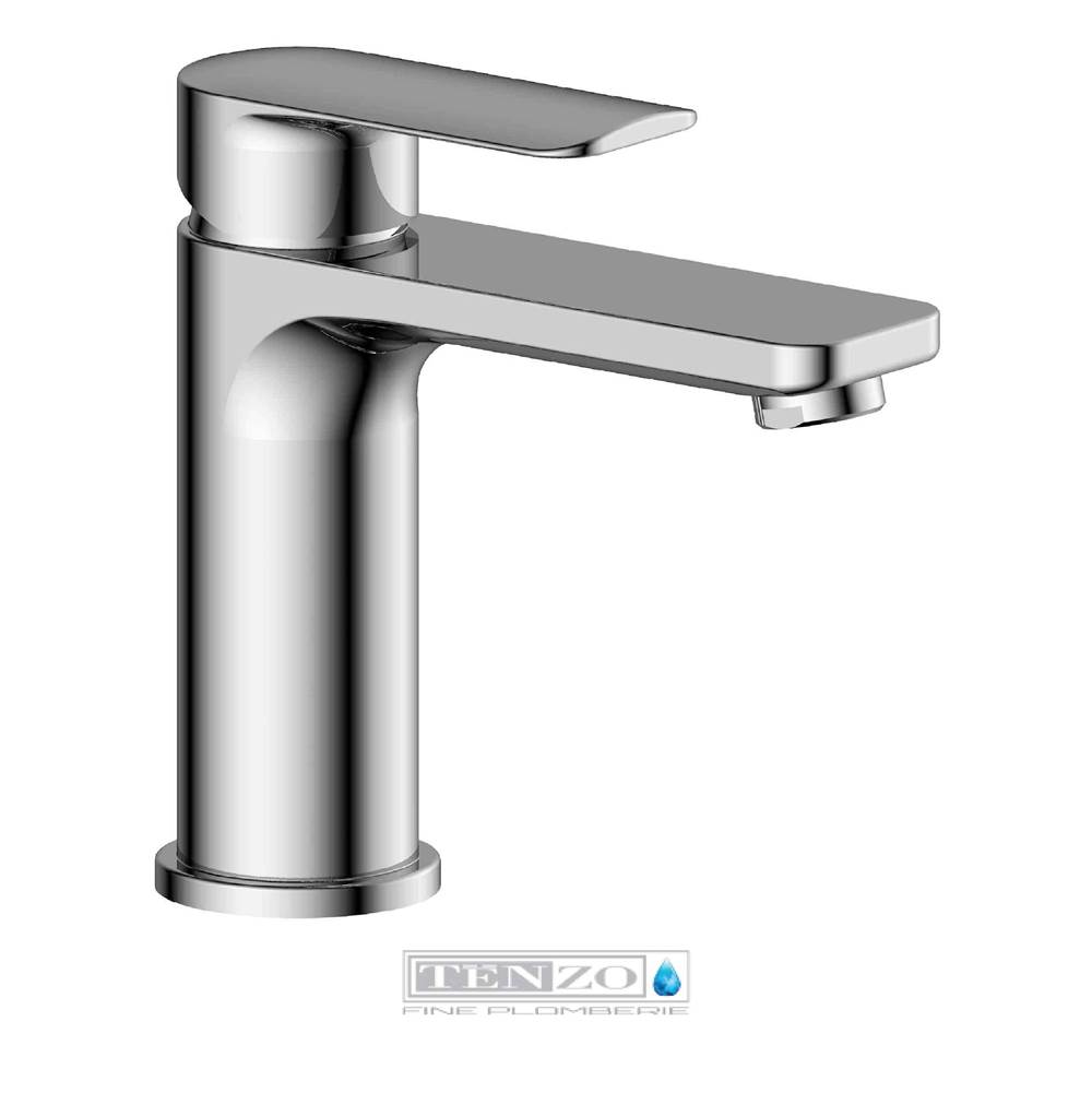 Tenzo Delano single hole lavatory faucet chrome with (W/O overflow) drain