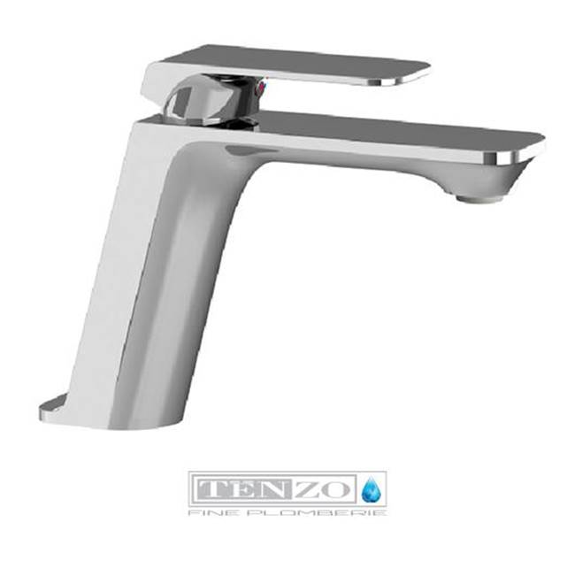 Tenzo Quantum single hole lavatory faucet chrome with (overflow) drain