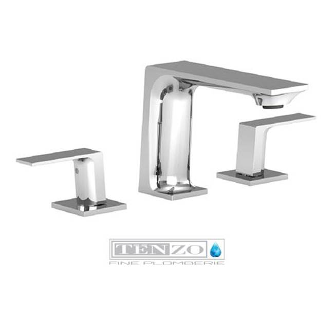 Tenzo Slik 8in lavatory faucet chrome with (W/O overflow) drain