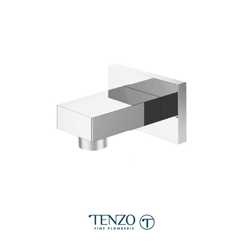 Tenzo Wall supply elbow brass chrome