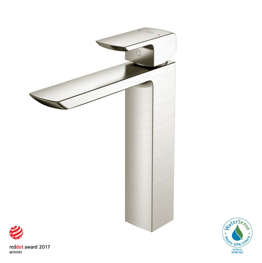 TOTO Toto® Gr 1.2 Gpm Single Handle Vessel Bathroom Sink Faucet With Comfort Glide™ Technology, Brushed Nickel
