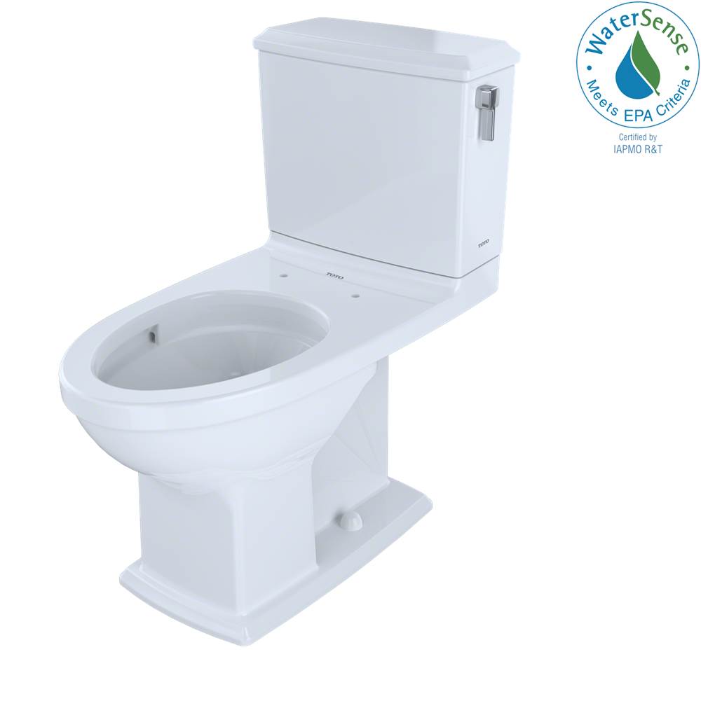 TOTO Toto® Connelly® Two-Piece Elongated Dual-Max® 1.28 And 0.9 Gpf Universal Height Toilet With Cefiontect And Right Lever, Colonial White