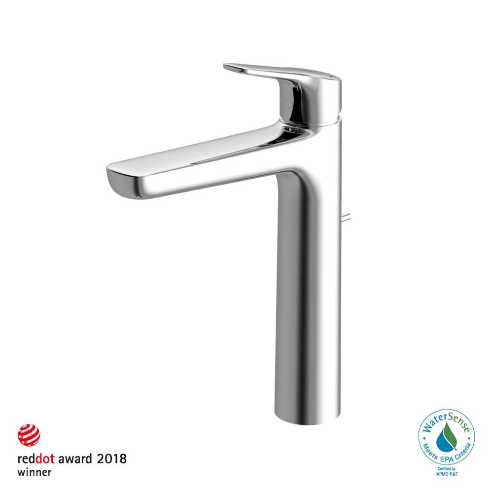 TOTO Toto® Gs Series 1.2 Gpm Single Handle Bathroom Faucet For Vessel Sink With Comfort Glide Technology And Drain Assembly, Polished Chrome