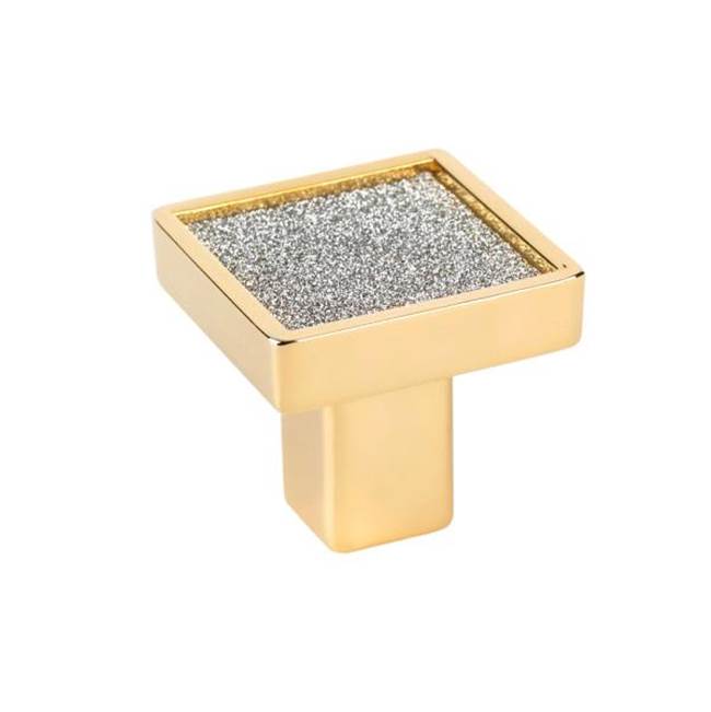 Topex Small Square Sparkling Swarovski Gold