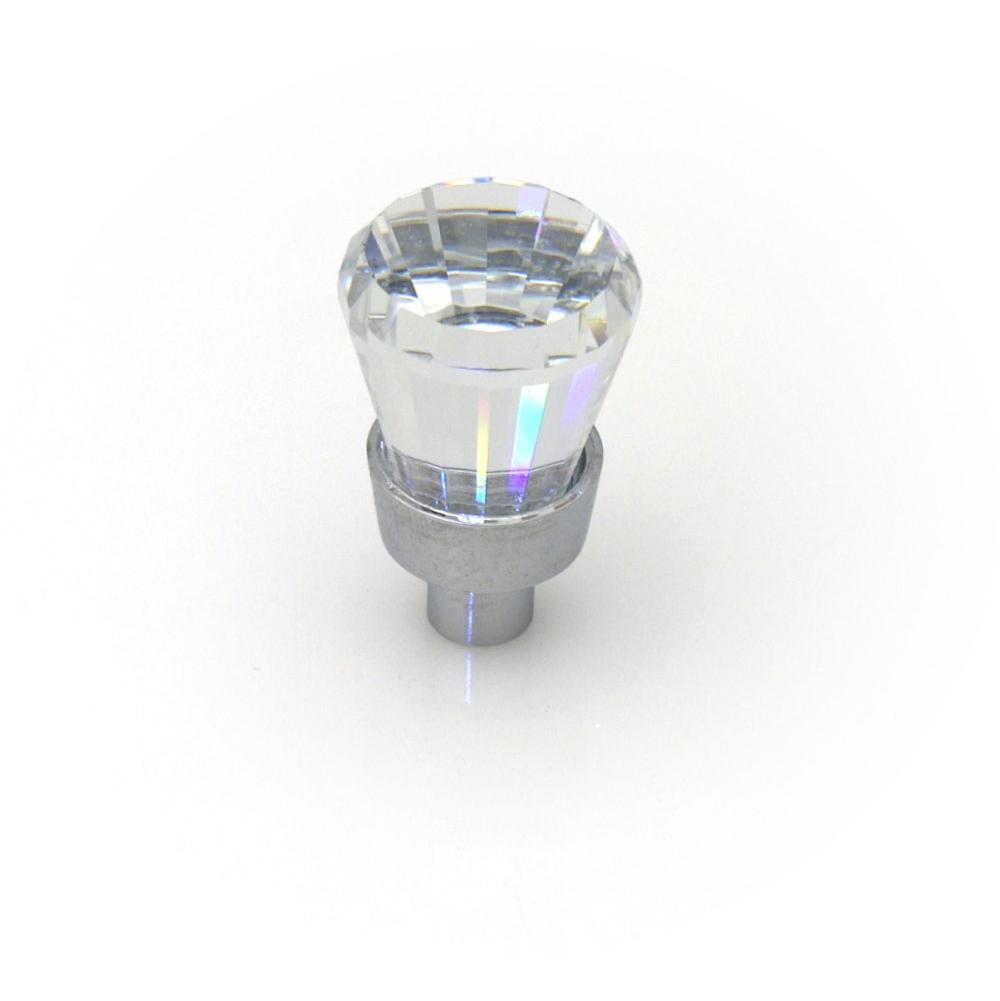 Topex Knob 20mm Swarovski Crystal/Bright Chrome