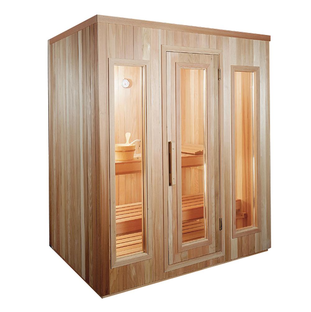 ThermaSol Traditional Sauna Room - Modular - 4x4 - 4.5kW Heater