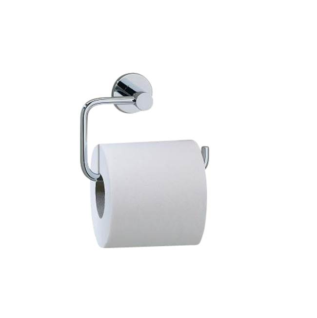 Valsan Porto Polished Nickel Toilet Roll Holder W/O Lid