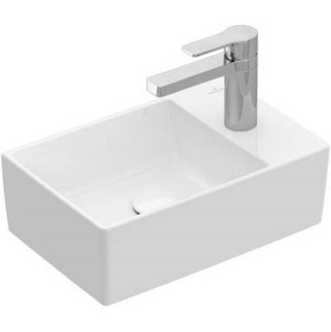 Villeroy And Boch Memento 2.0 Handwashbasin 15 3/4'' x 10 1/4'' (400 x 260 mm) ground single hole