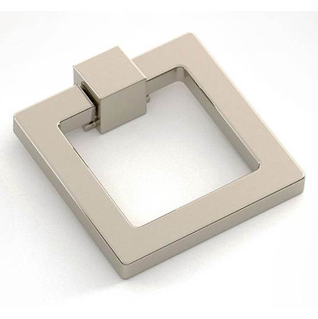 Water Street Brass Hudson 3'' Square Ring Pull - Relieved Bronze