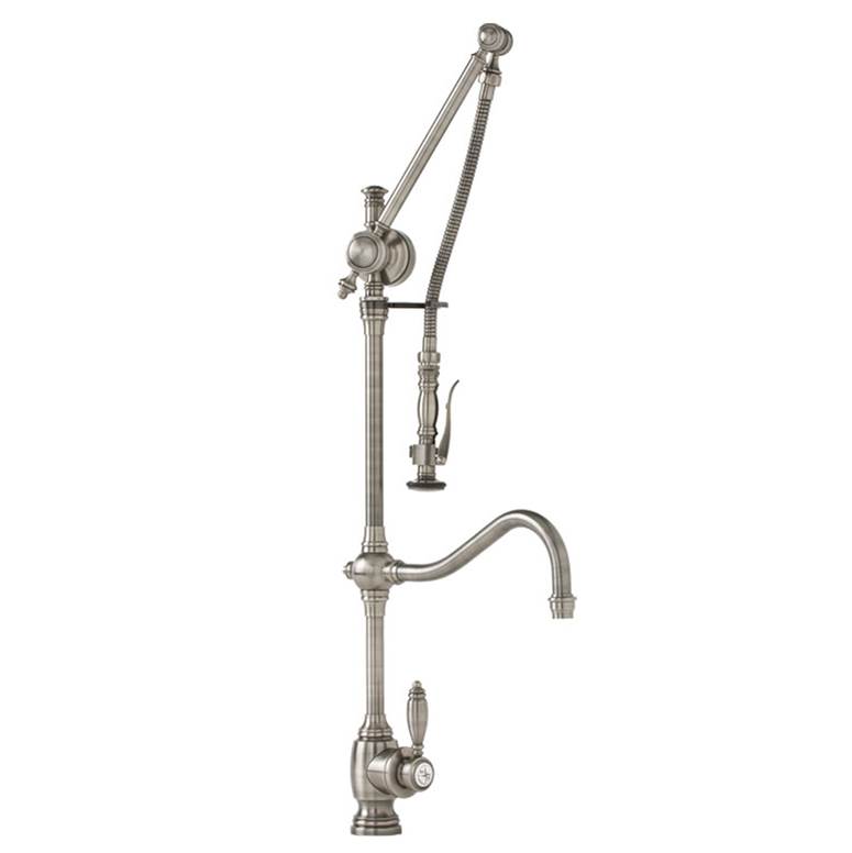 Waterstone Waterstone Traditional Gantry Pulldown Faucet - Hook Spout - 3pc. Suite