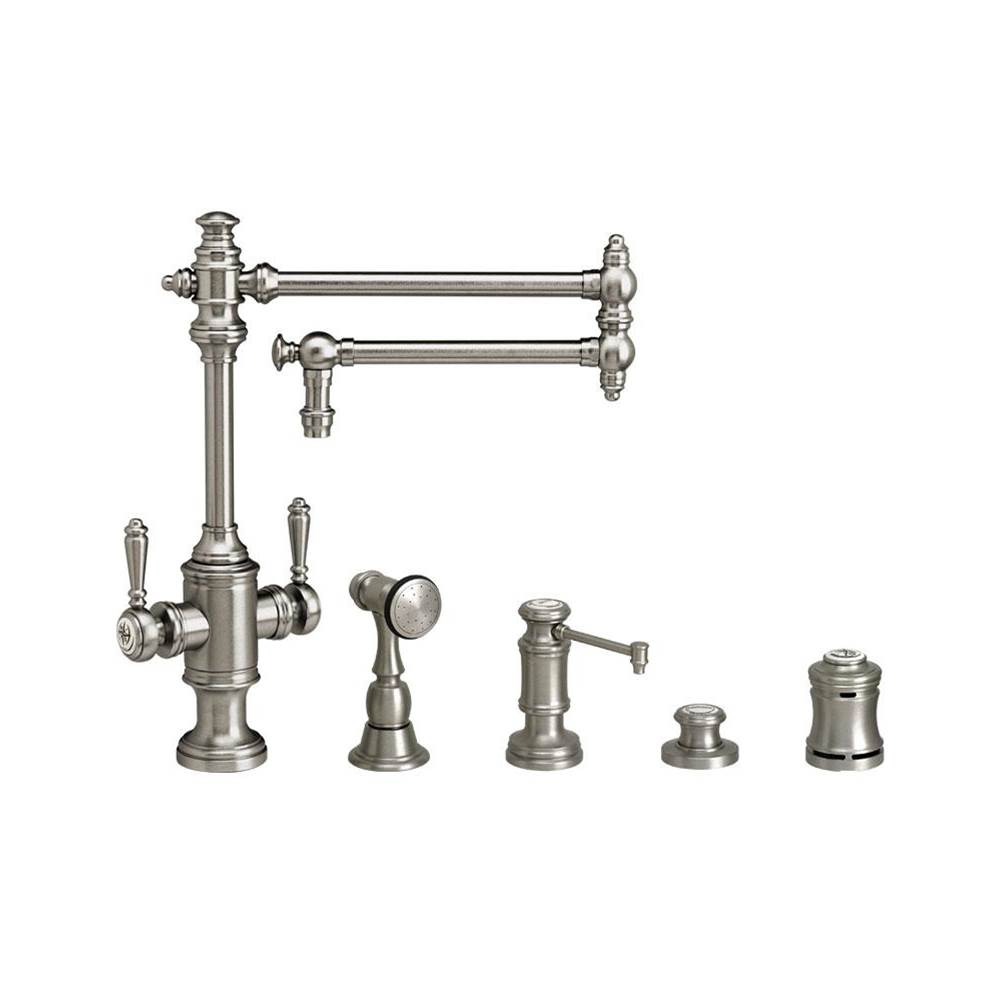 Waterstone Waterstone Towson Two Handle Kitchen Faucet - 18'' Spout - 4pc. Suite
