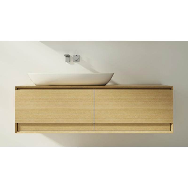 WETSTYLE Furniture ''M'' - Vanity Wall-Mount 36 X 18 - Lacquer Stone Harbour Grey Matt