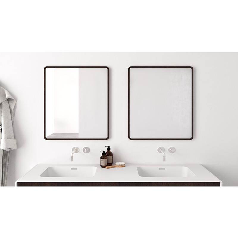 WETSTYLE Deco Mirror 24X30 -  White Mat Lacquer