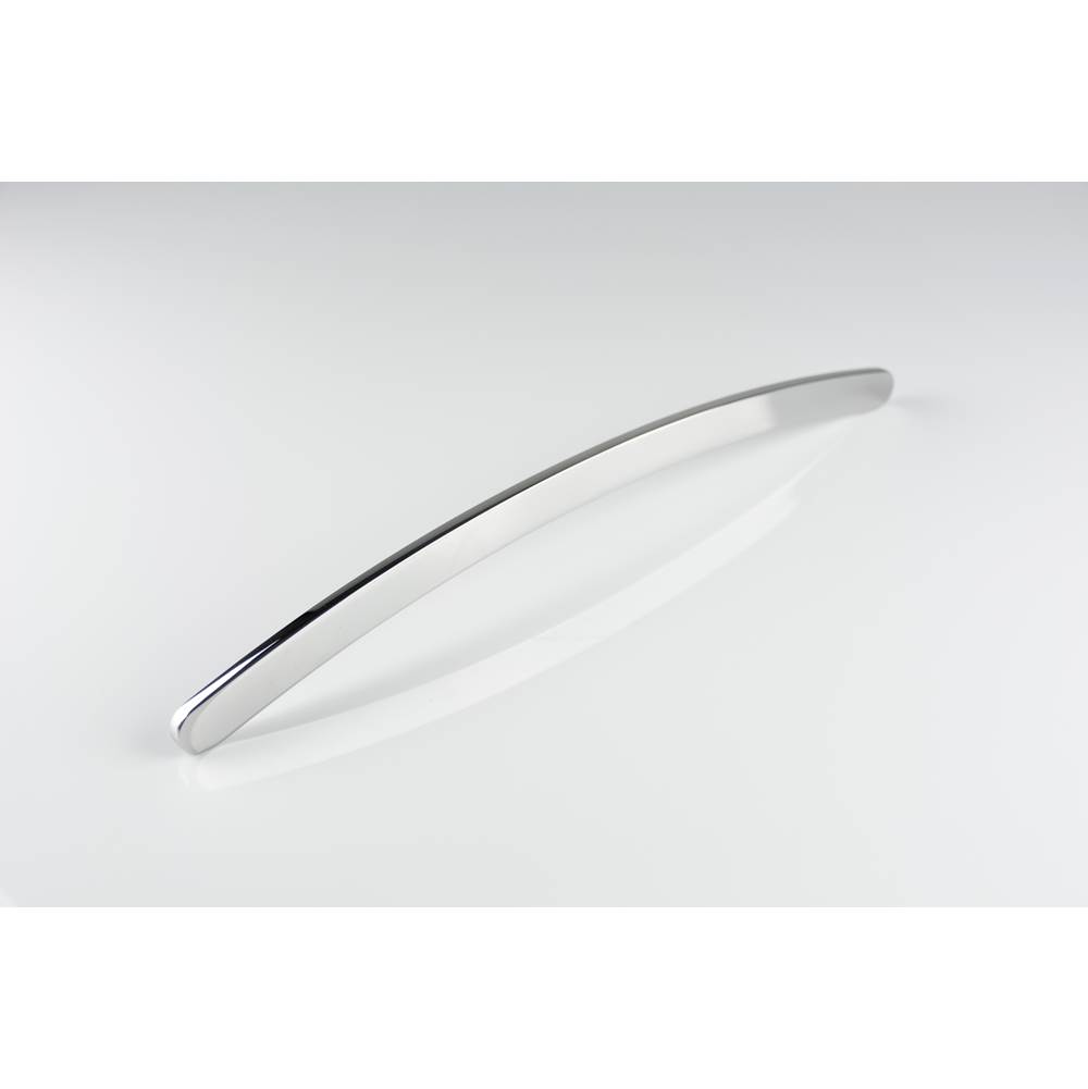 Zen Design Bay Handle Centers 12 1/2'' Polished Stainless Steel