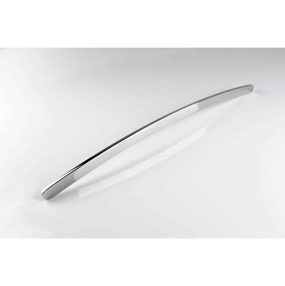 Zen Design Bay Handle Centers 17 1/2'' Polished Stainless Steel