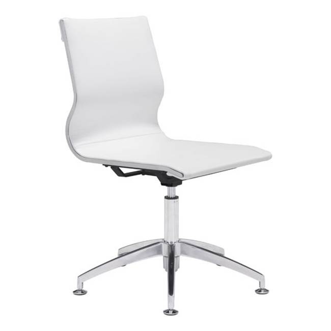 Zuo Glider Conference Chair White