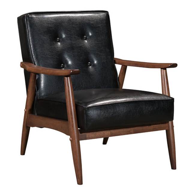 Zuo Rocky Arm Chair Black