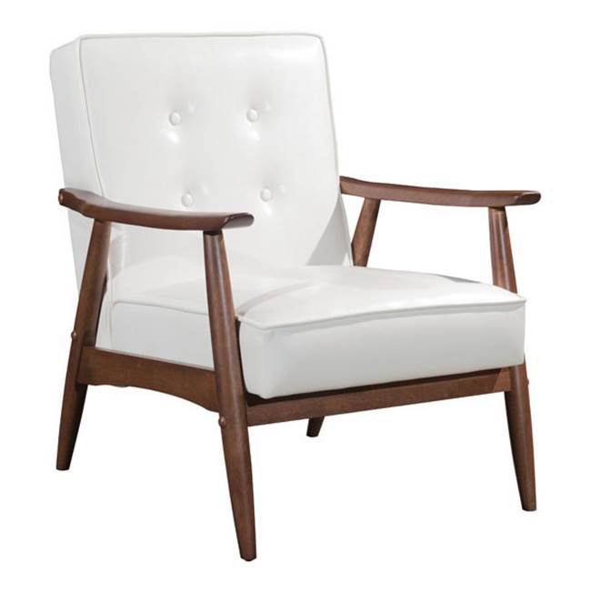 Zuo Rocky Arm Chair White