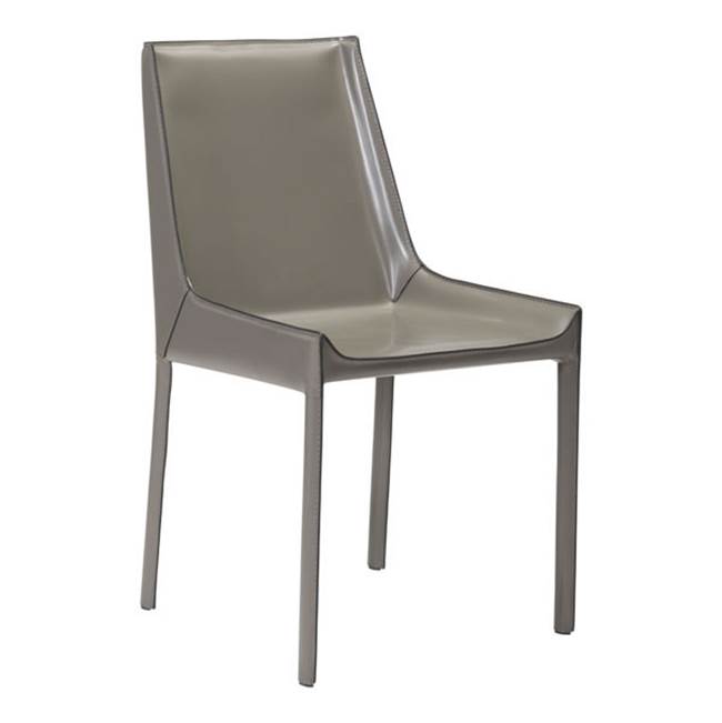 Zuo Fashion Dining Chair Stone Gray (Set of 2)