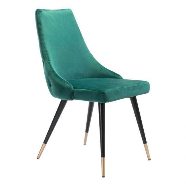 Zuo Piccolo Dining Chair (Set of 2) Green