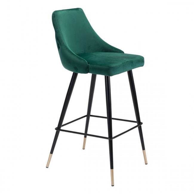Zuo Piccolo Bar Chair Green