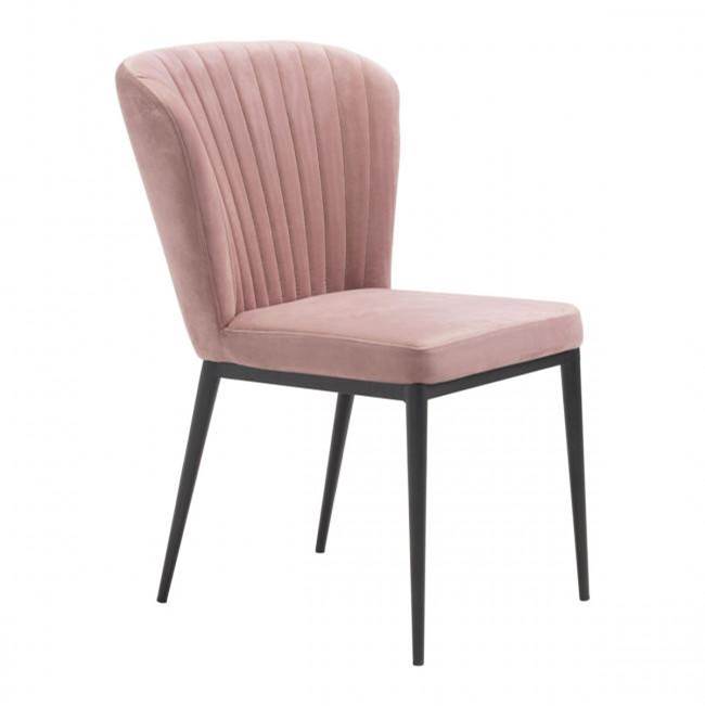 Zuo Tolivere Dining Chair (Set of 2) Pink
