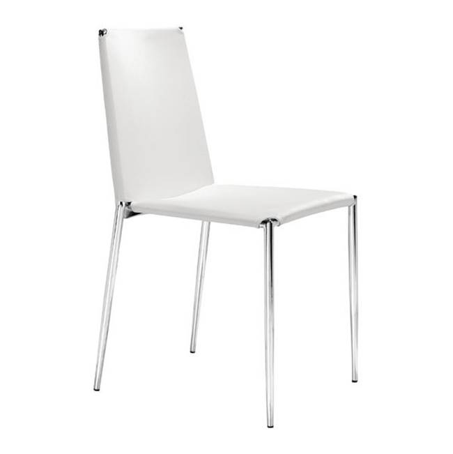 Zuo Alex Dining Chair (Set of 4) White