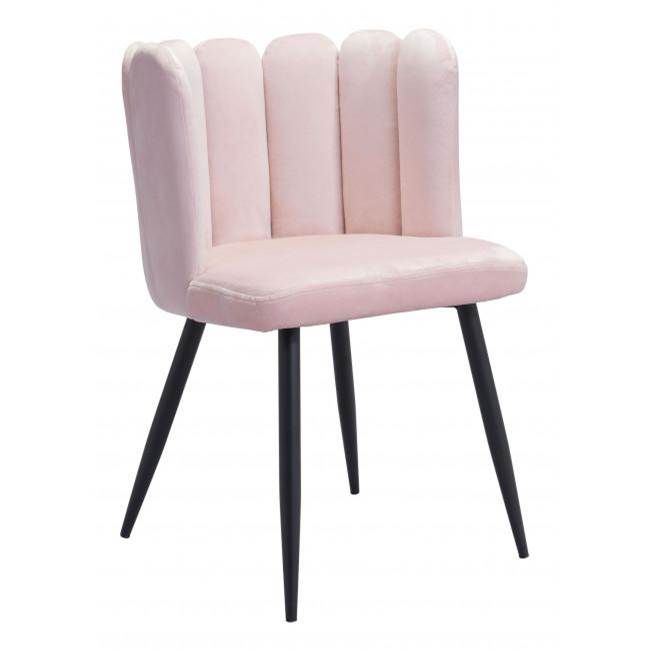 Zuo Adele Dining Chair (Set of 2) Pink