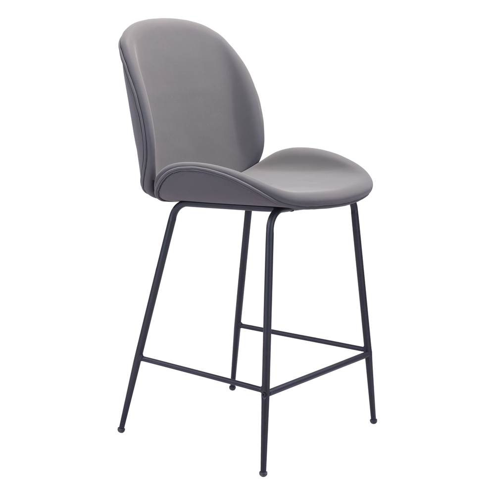 Zuo Miles Counter Chair Gray