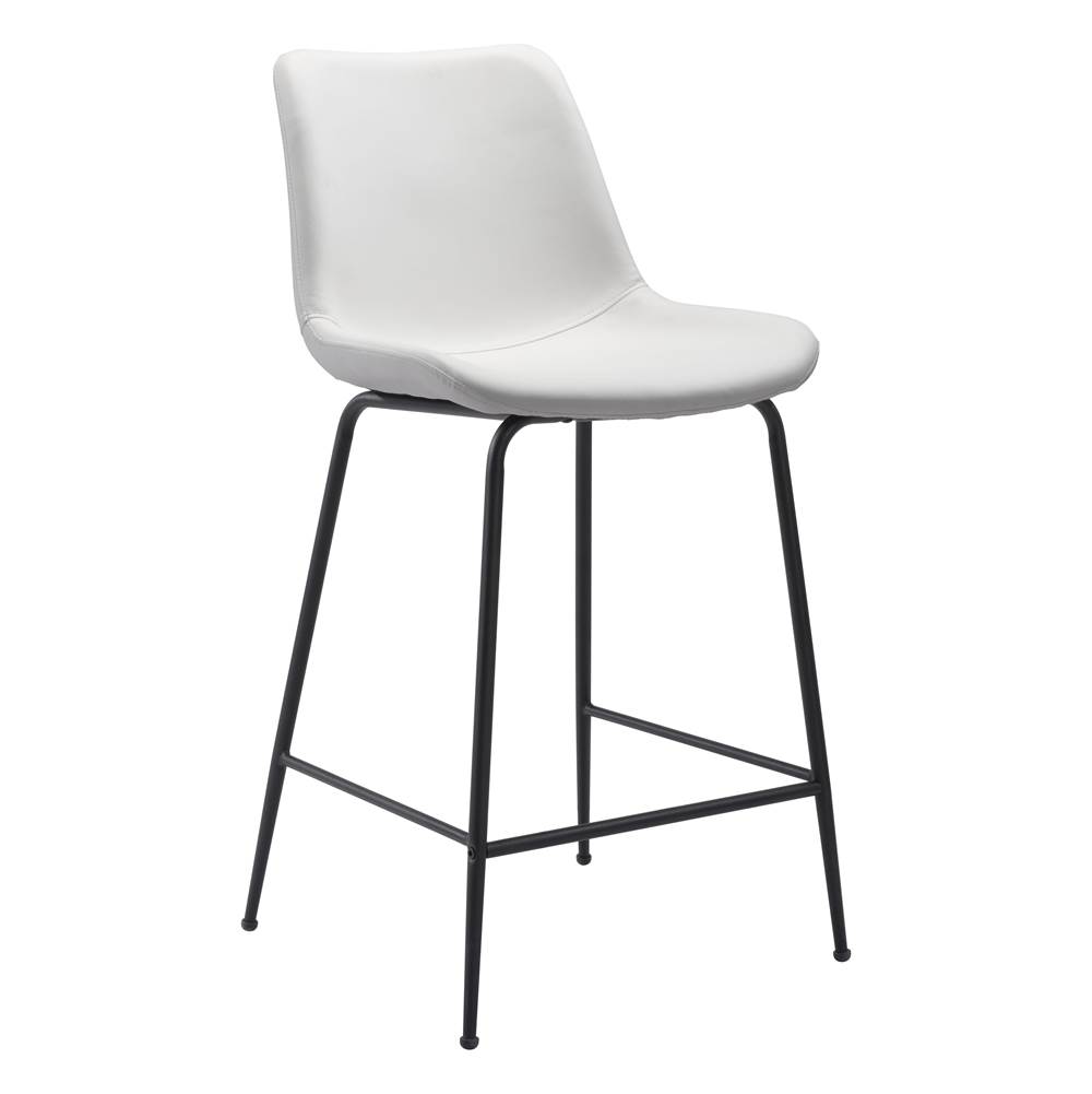Zuo Byron Counter Chair White