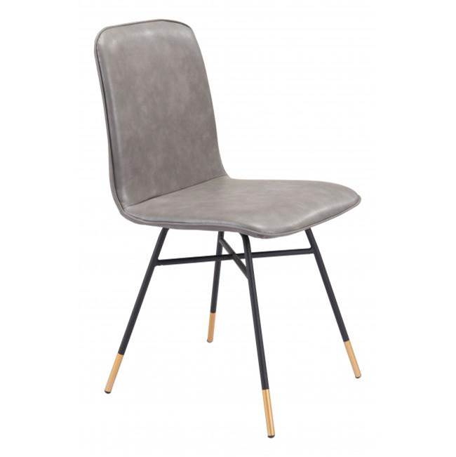 Zuo Var Dining Chair (Set of 2) Gray