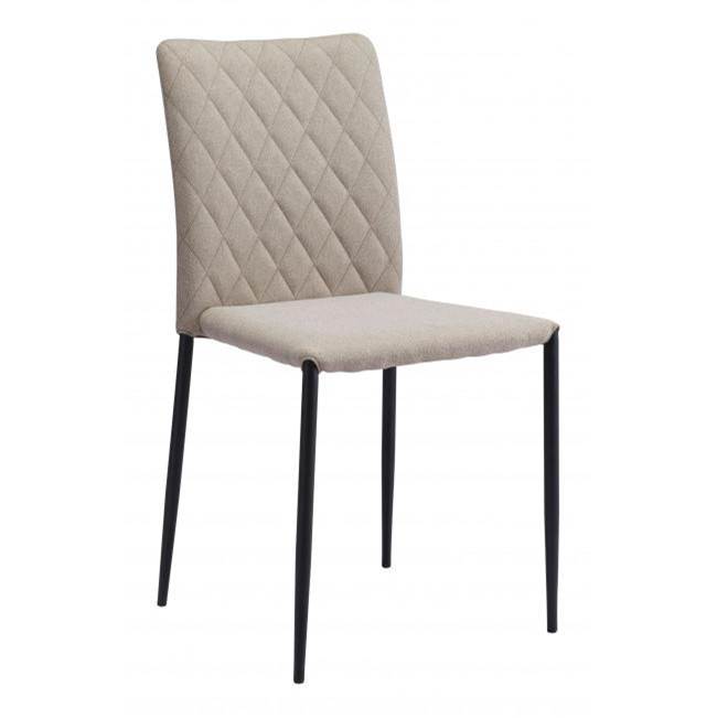 Zuo Harve Dining Chair (Set of 2) Beige