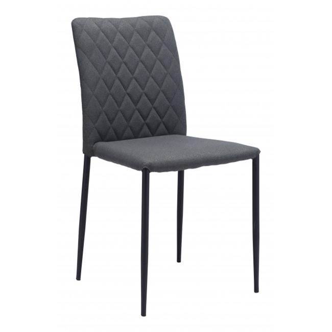 Zuo Harve Dining Chair (Set of 2) Gray