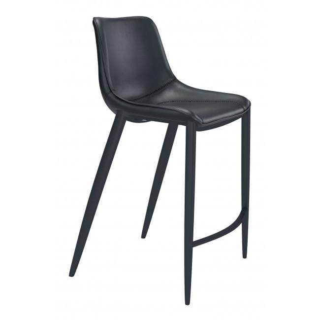 Zuo Magnus Bar Chair (Set of 2) Black