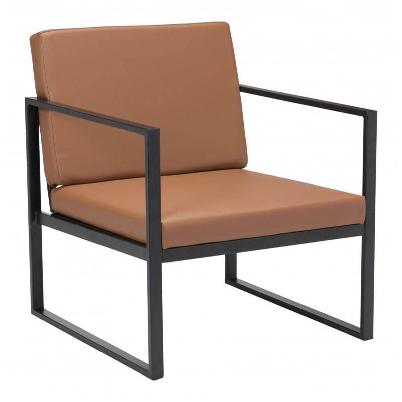 Zuo Claremont Arm Chair Brown