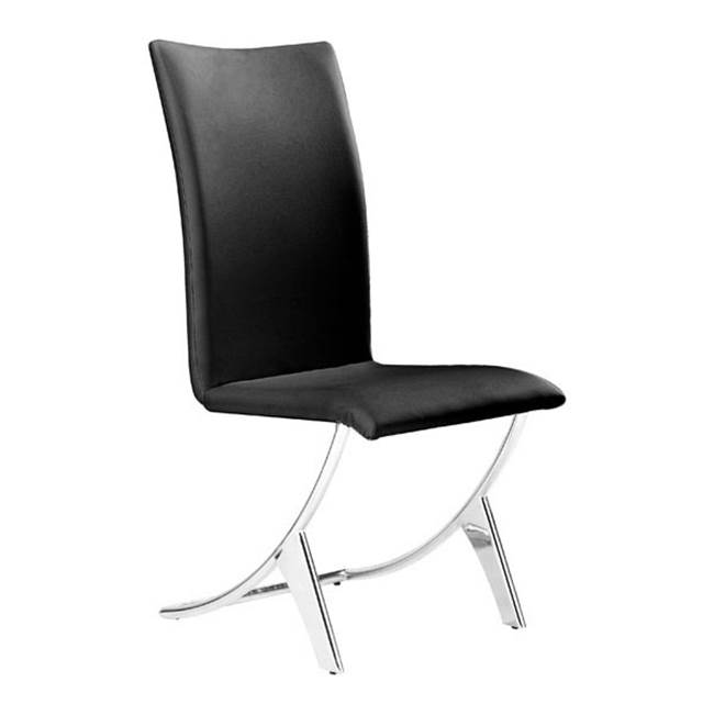 Zuo Delfin Dining Chair (Set of 2) Black