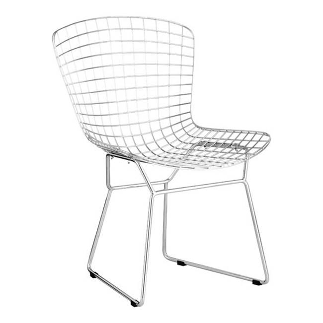 Zuo Wire Dining Chair (Set of 2) Chrome