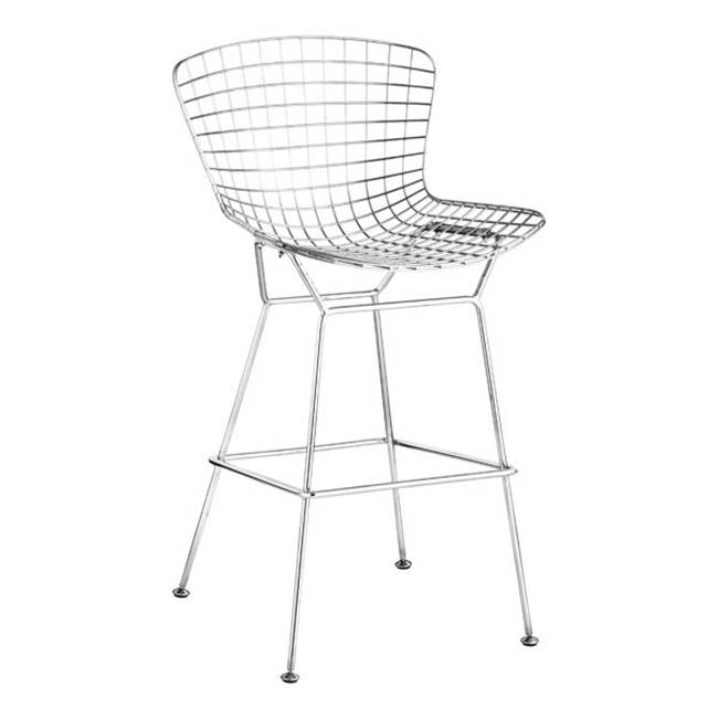Zuo Wire Bar Chair (Set of 2) Chrome