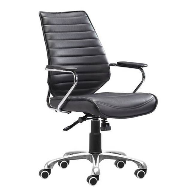 Zuo Enterprise Low Back Office Chair Black