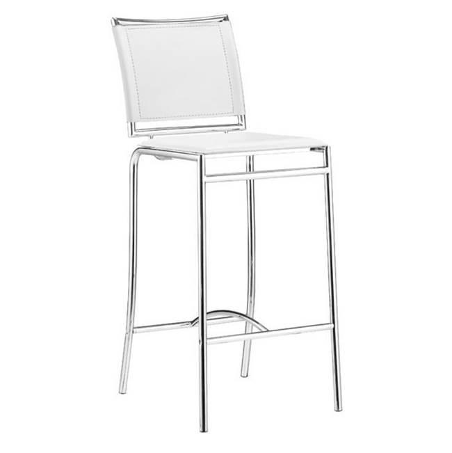 Zuo Soar Bar Chair (Set of 2) White