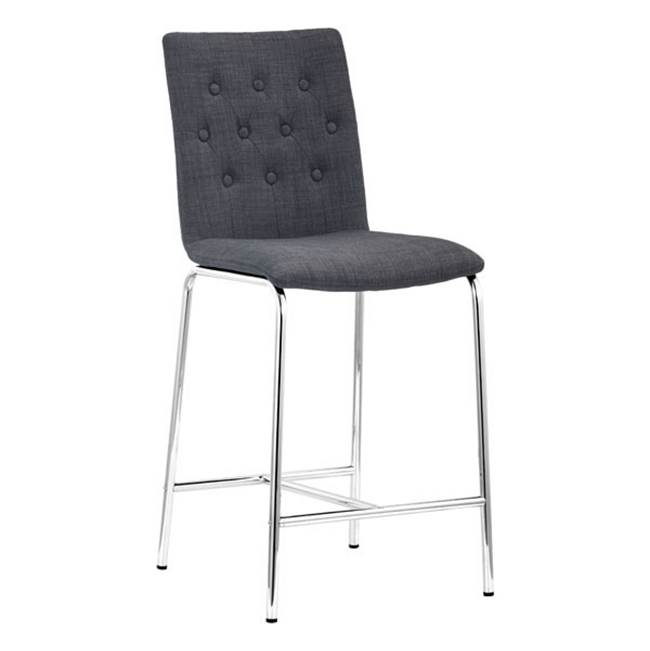 Zuo Uppsala Counter Chair (Set of 2) Graphite