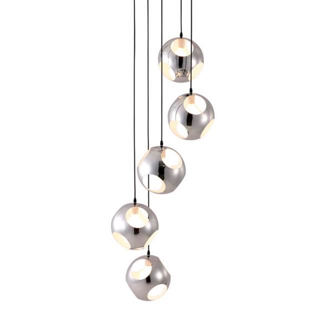 Zuo Meteor Shower Ceiling Lamp Chrome