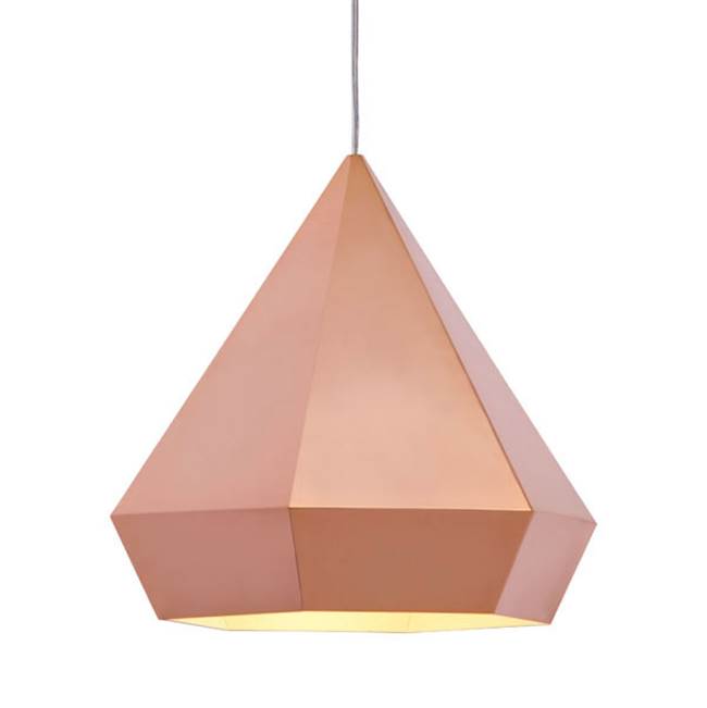 Zuo Forecast Ceiling Lamp Rose Gold