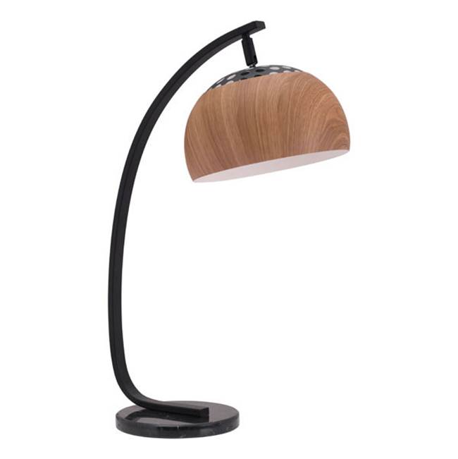 Zuo Brentwood Table Lamp Brown and Black