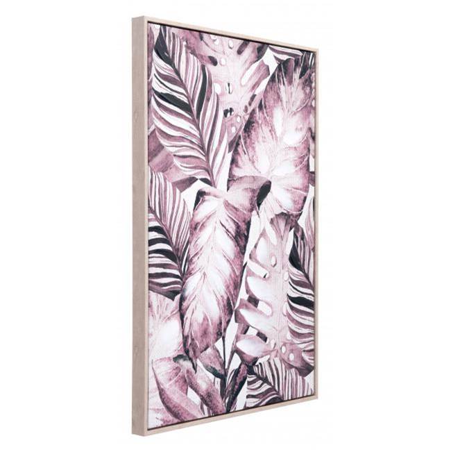 Zuo Tropical Palm Canvas Sepia