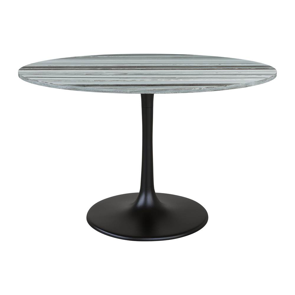 Zuo Central City Dining Table Gray and Black