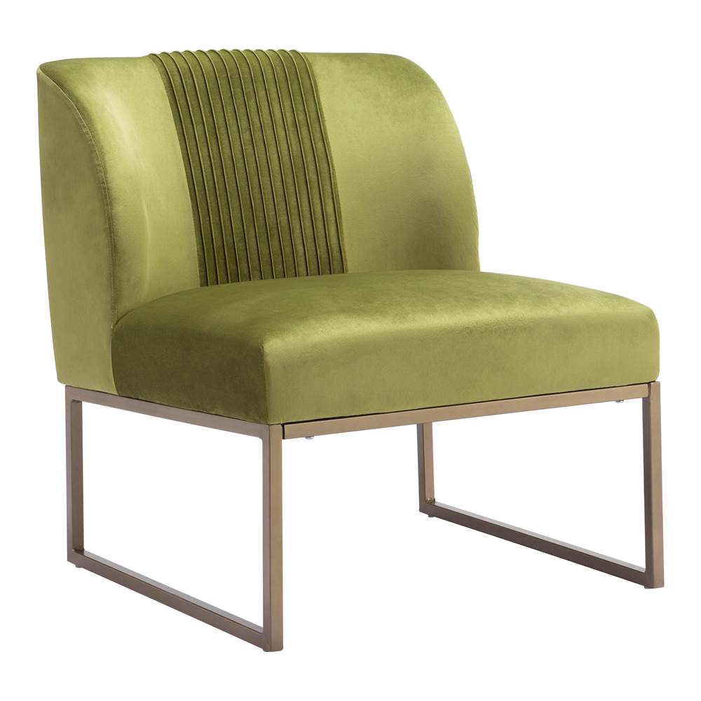Zuo Sante Fe Accent Chair Olive Green